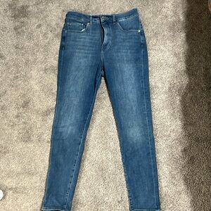 Express 4 way Hyper Stretch High Rise Skinny Jeans
